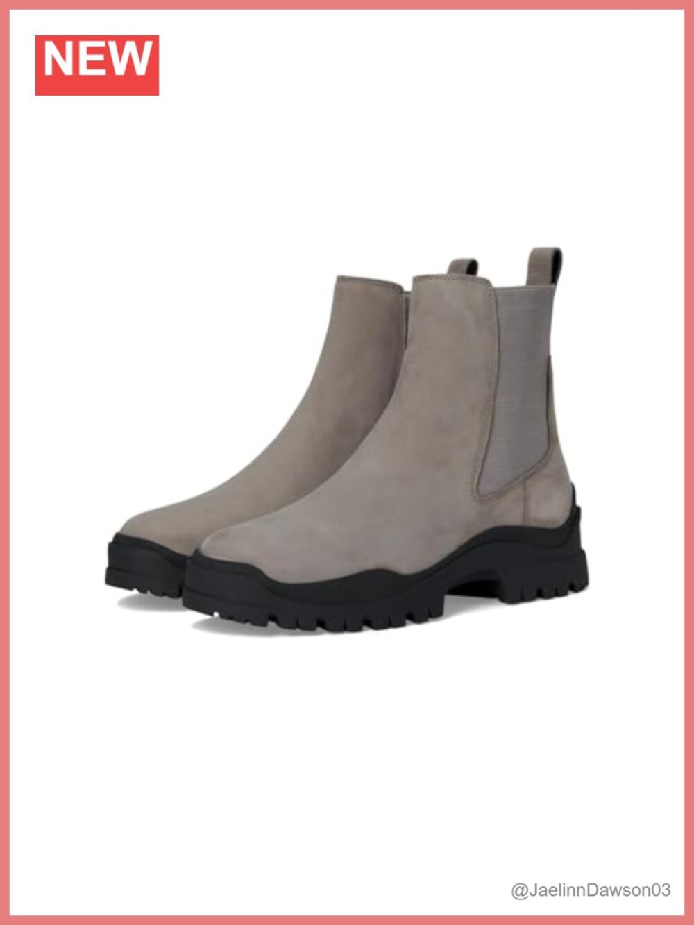 Marc Fisher LTD Farris Ankle Booties Pull-On Lug Sole Round Toe